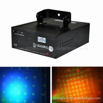 250mW Multi-effect Twinkling Laser Stage Light/3W RGB LED Light, OEM, ODM Orders Welcomed